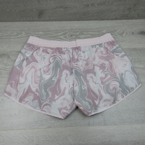 Nike NSW Women's Pink Marble Swirl Running Shorts - Picture 5 of 8